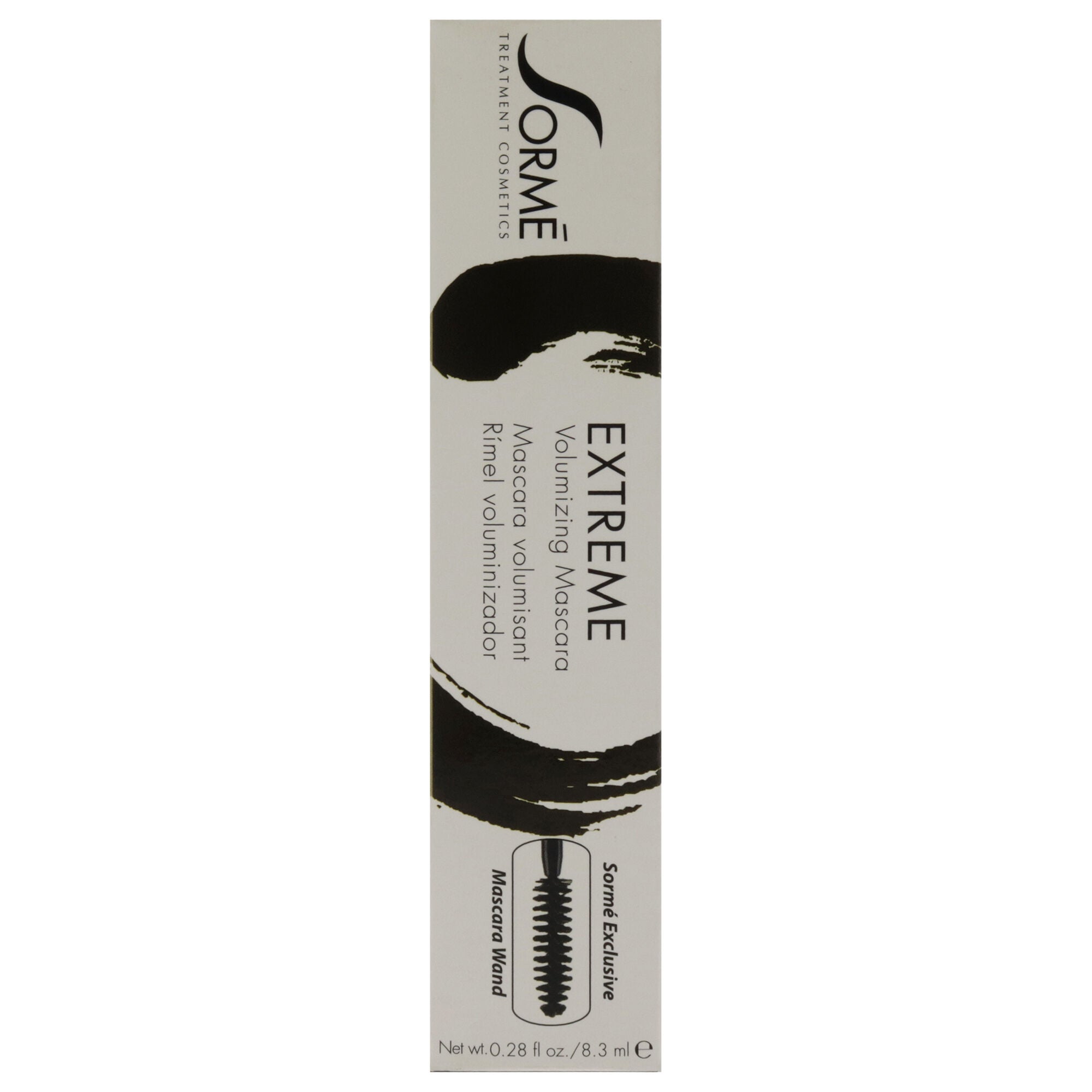 Extreme Volumizing Mascara - E02 Black Brown by Sorme Cosmetics for Women - 0.28 oz Mascara, Black, alternate image number 3