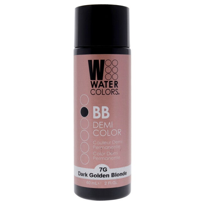 Watercolors BB Demi-Permanent Hair Color - 7G Dark Golden Blonde by Tressa for Unisex - 2 oz Hair Color, See Description, hi-res image number 0