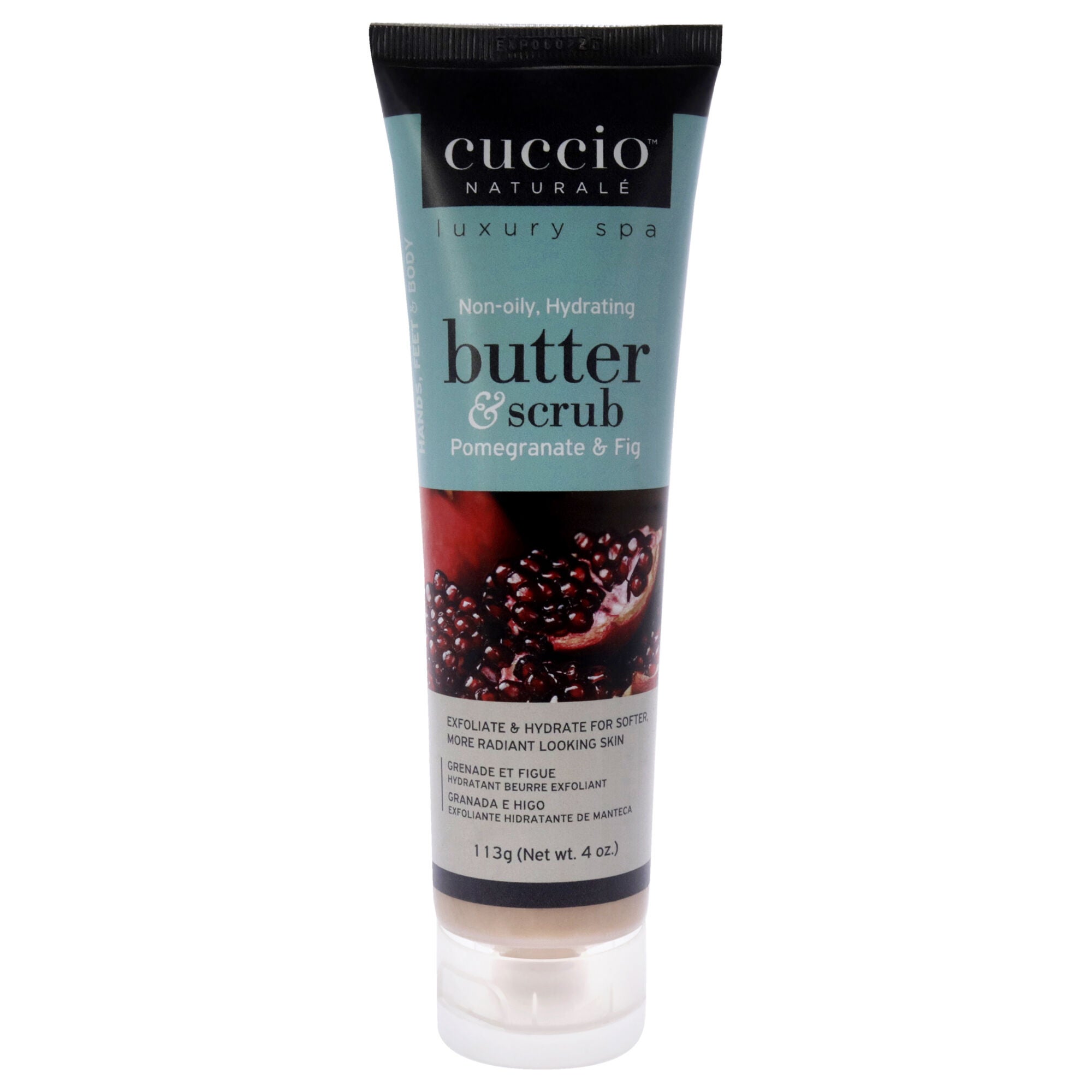 Butter and Scrub - Pomegranate and Fig by Cuccio Naturale for Unisex - 4 oz Scrub, See Description, hi-res image number 0