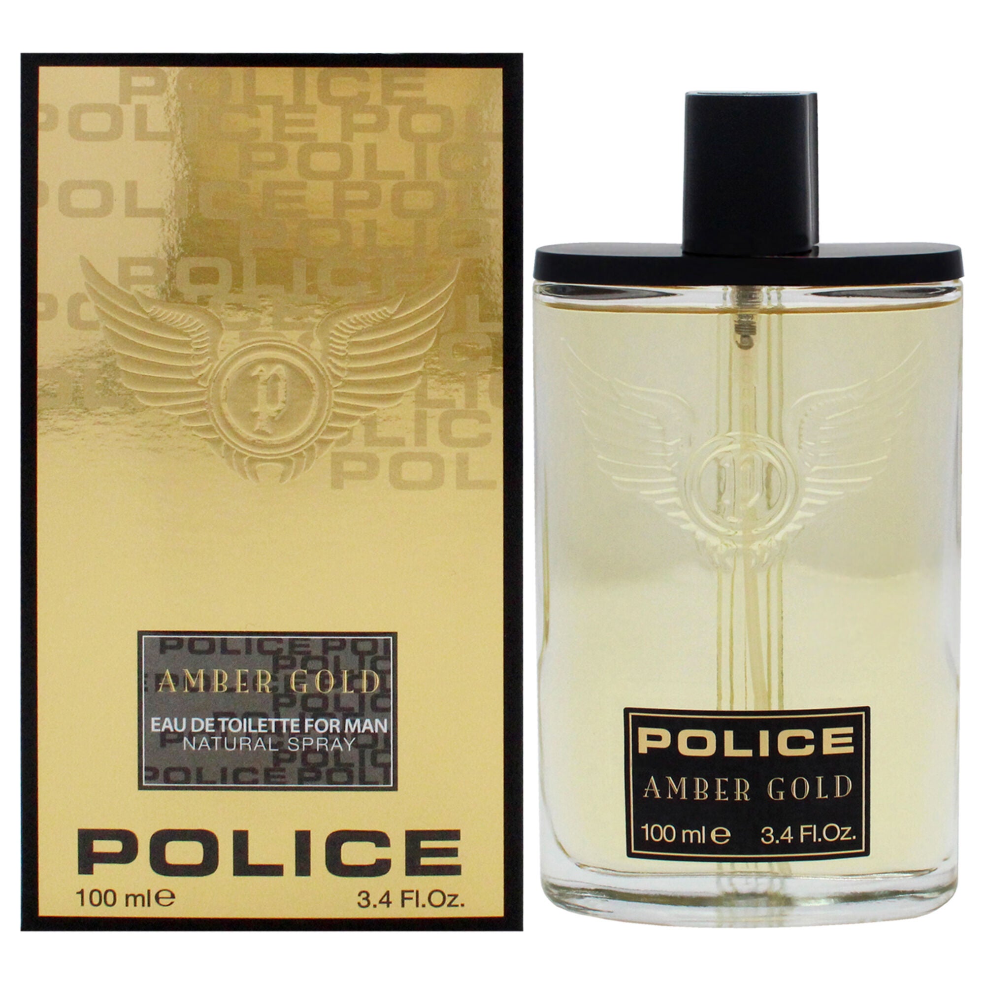 Police Amber Gold by Police for Men - 3.4 oz EDT Spray, See Description, hi-res image number 0