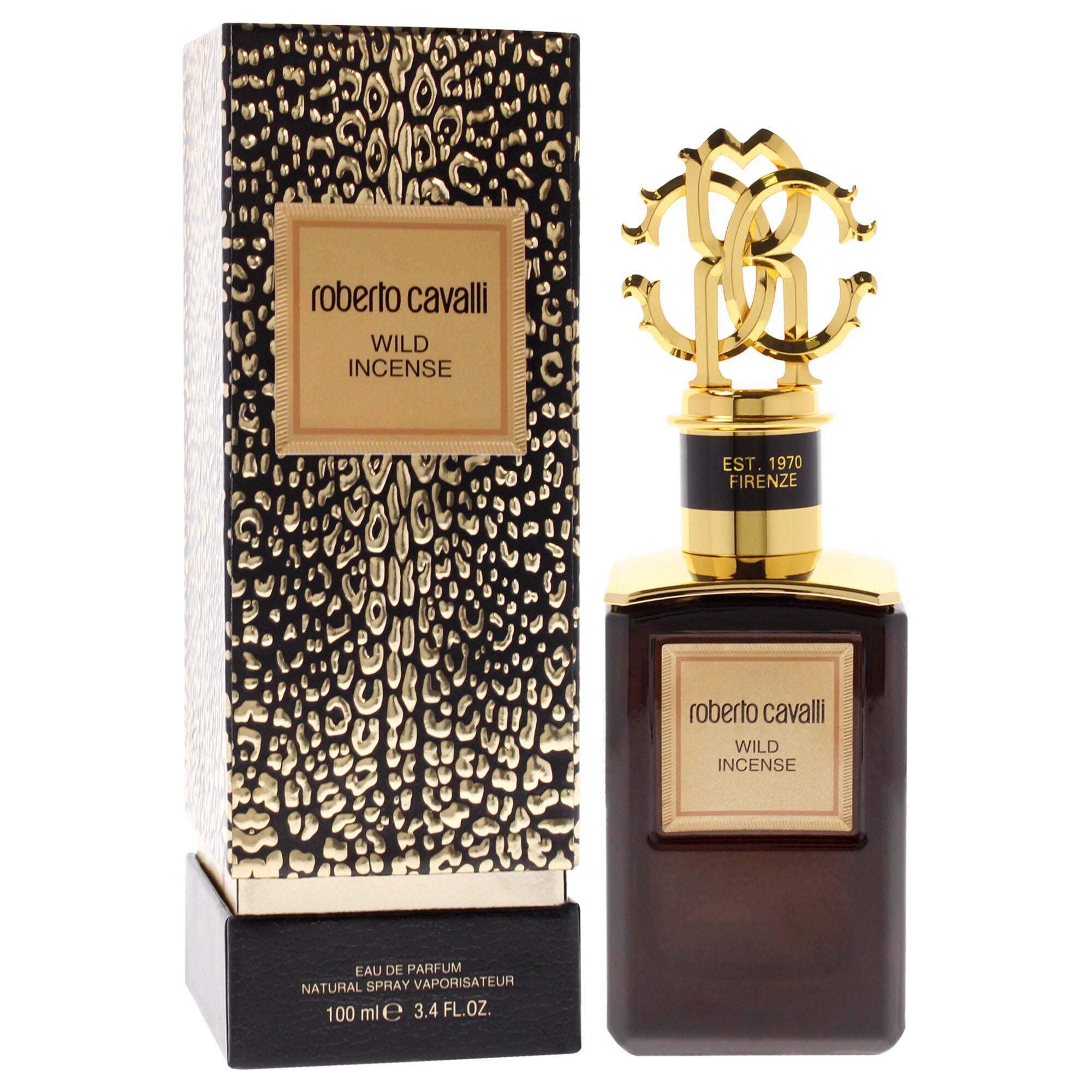 Gold Collection - Wild Incense by Roberto Cavalli for Unisex - 3.4 oz EDP Spray, Clear, alternate image number 2