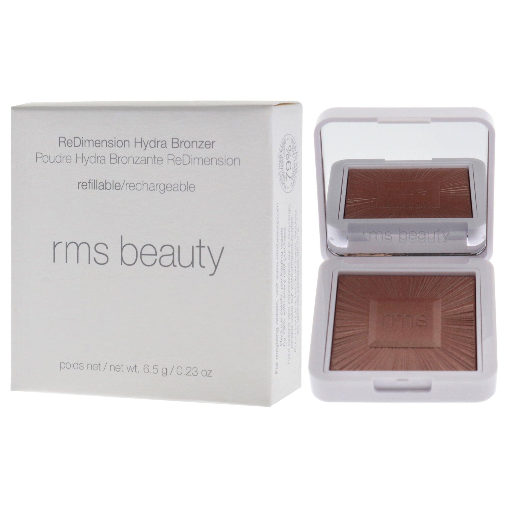 ReDimension Hydra Powder Bronzer - Bikini Beach by RMS Beauty for Women - 0.23 oz Blush, See Description, alternate image number 3