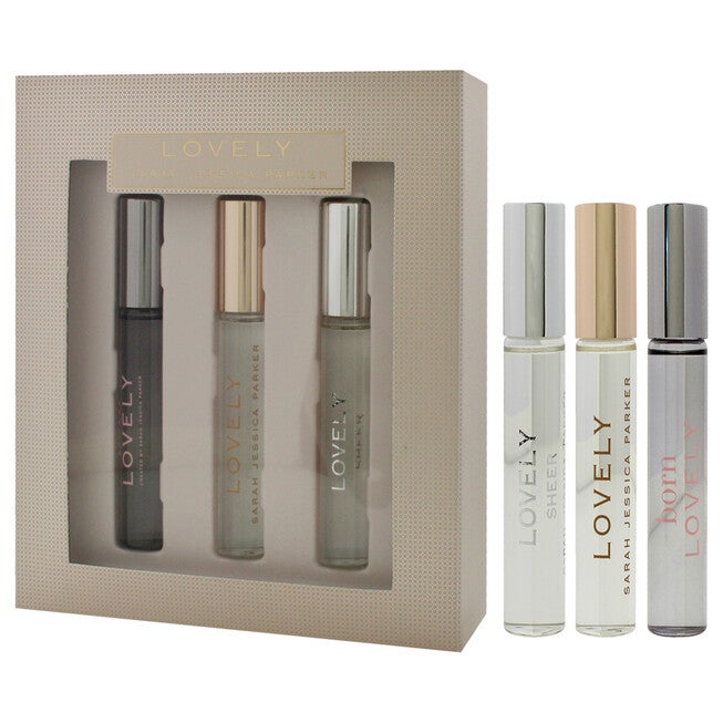 Lovely by Sarah Jessica Parker- 3 Pc Mini Gift Set 0.34oz Lovely EDP Rollerball, 0.34oz Loevly Sheer EDP Rollerball, 0.34oz Born Lovely EDP Rollerball, See Description, alternate image number 3