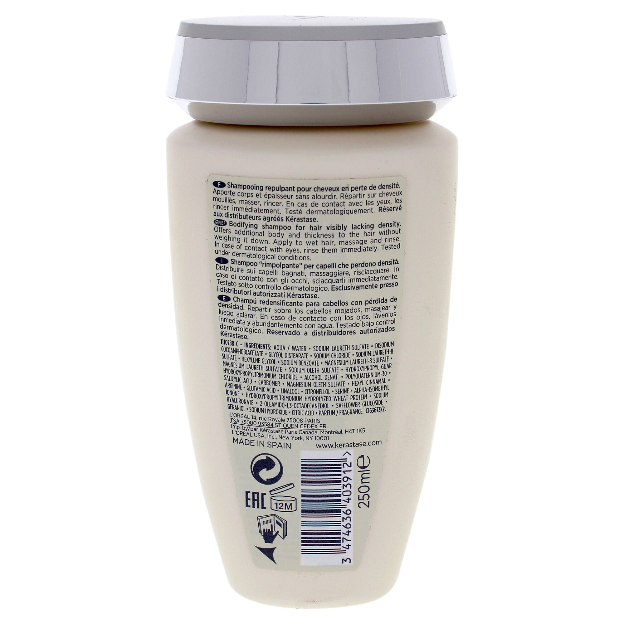 Densifique Bain Densite Bodifying Shampoo by Kerastase for Unisex - 8.5 oz Shampoo, See Description, alternate image number 1