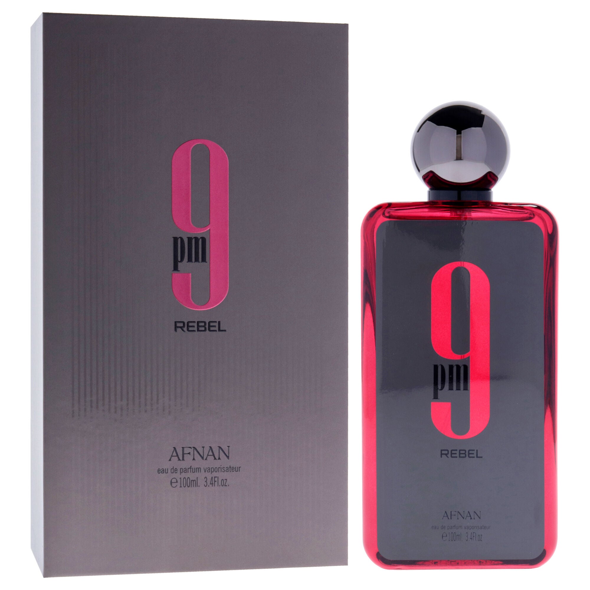 9 Collection - 9 PM Rebel by Afnan for Unisex - 3.4 oz EDP Spray, Clear, alternate image number 2
