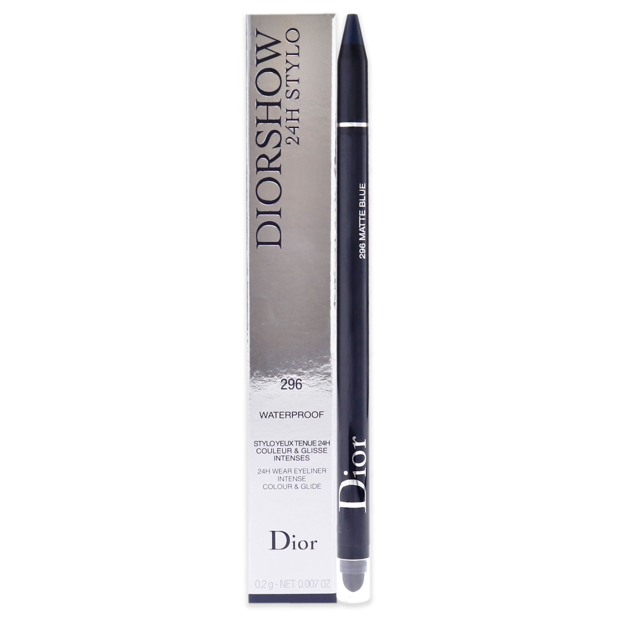 Diorshow 24H Stylo Waterproof Eyeliner - 296 Matte Blue by Christian Dior for Women - 0.007 oz Eyeliner, See Description, hi-res image number 0