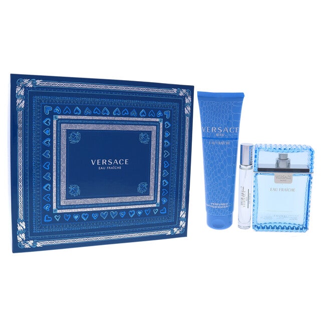Versace Man Eau Fraiche by Versace for Men - 3 Pc Gift Set 3.4oz EDT Spray, 10ml EDT Spray, 5oz Bath and Shower Gel, , alternate image number 6