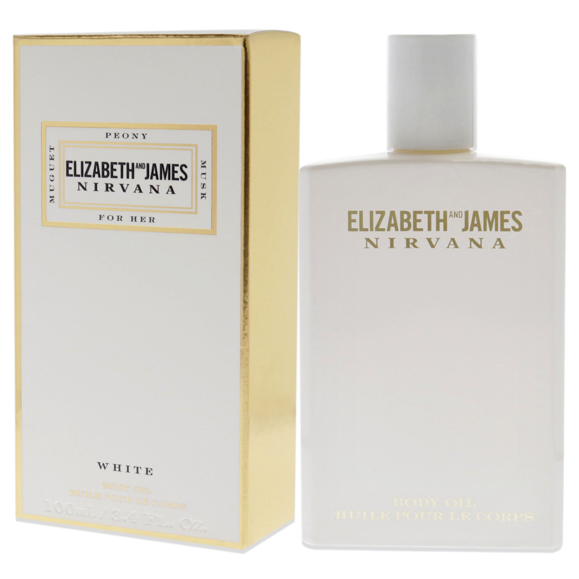 Nirvana White Body Oil by Elizabeth and James for Women - 3.4 oz Oil, , alternate image number 7