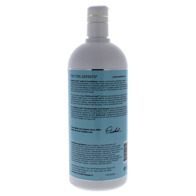 Moisture Lock Leave-In Conditioner by Ouidad for Unisex - 33.8 oz Conditioner, See Description, alternate image number 1