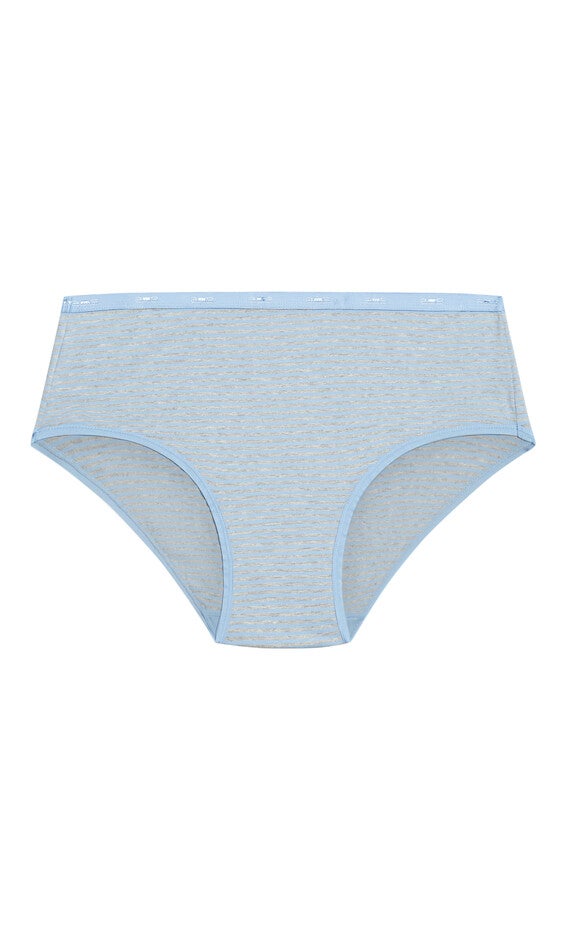 Stripe Cotton Modern Brief - blue, , alternate image number 2