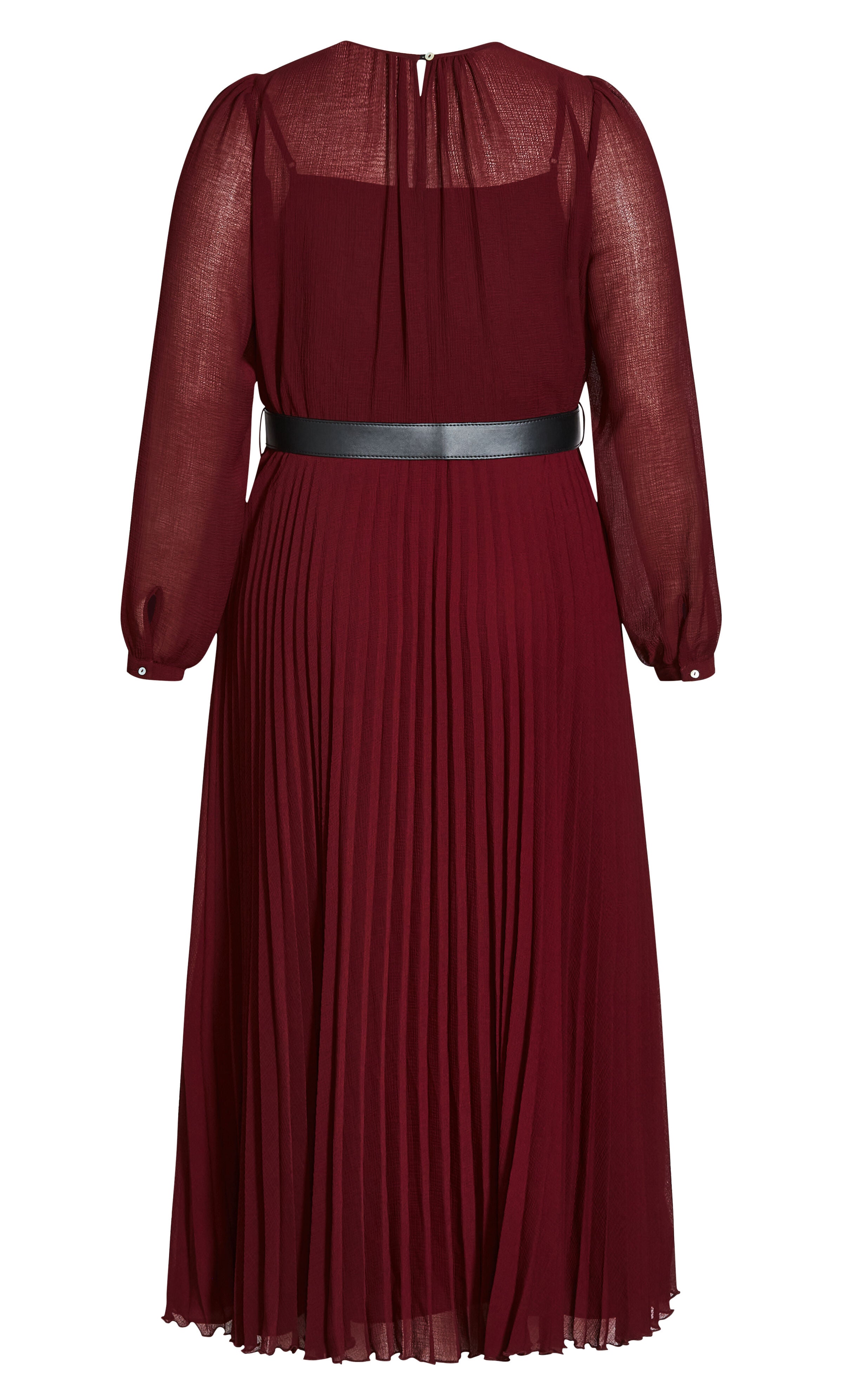 Love Pleat Dress - garnet, , alternate image number 5