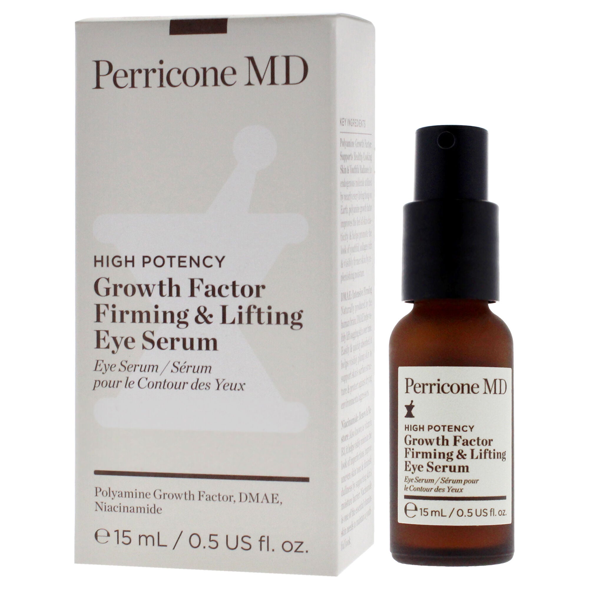 High Potency Growth Factor Firming and Lifting Eye Serum by Perricone MD for Unisex - 0.5 oz Serum, See Description, alternate image number 3