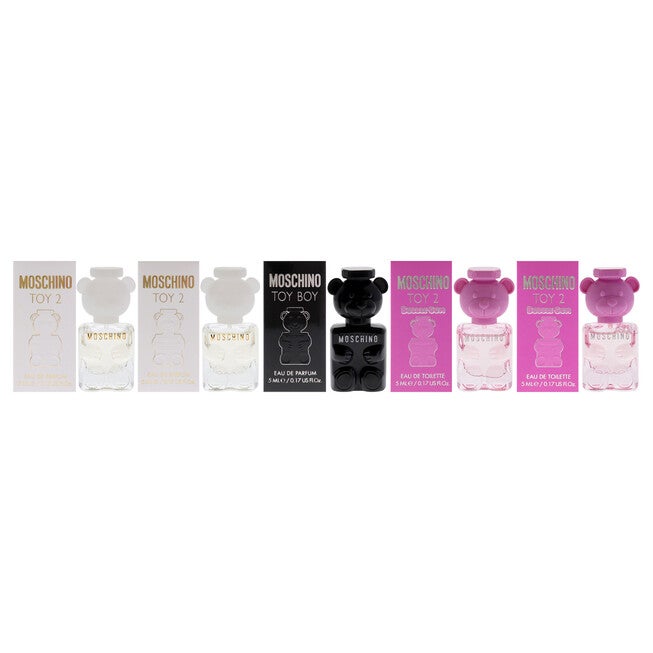 Moschino Miniature Collection Set by Moschino for Unisex - 5 Pc Mini Gift Set, See Description, alternate image number 4
