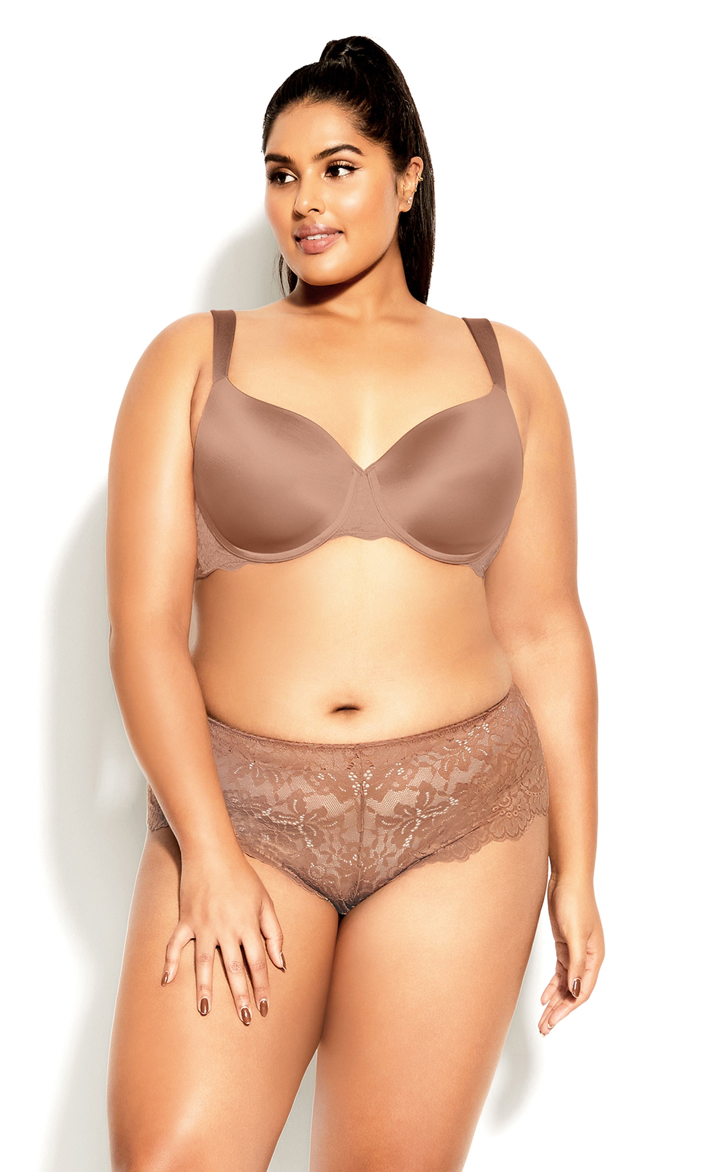 Sexy Glam Brazilian Brief - bronze, Brown, hi-res image number 0