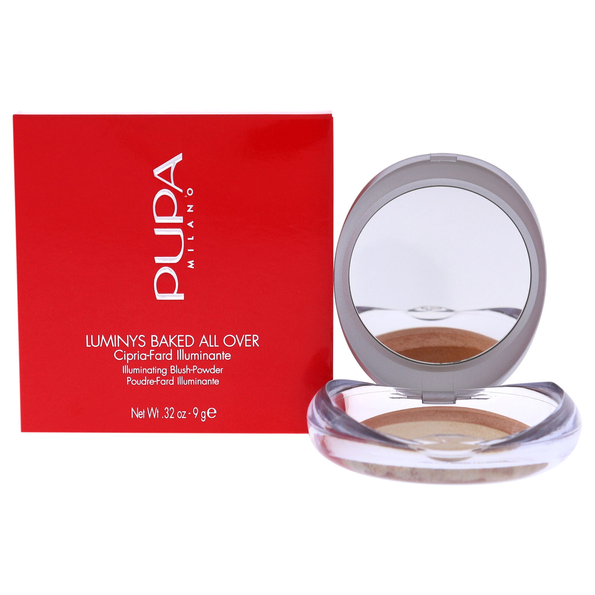 Luminys Baked All Over Illuminating Blush-Powder - 05 Gold Stripes by Pupa Milano for Women - 0.32 oz Blush, See Description, hi-res image number 0