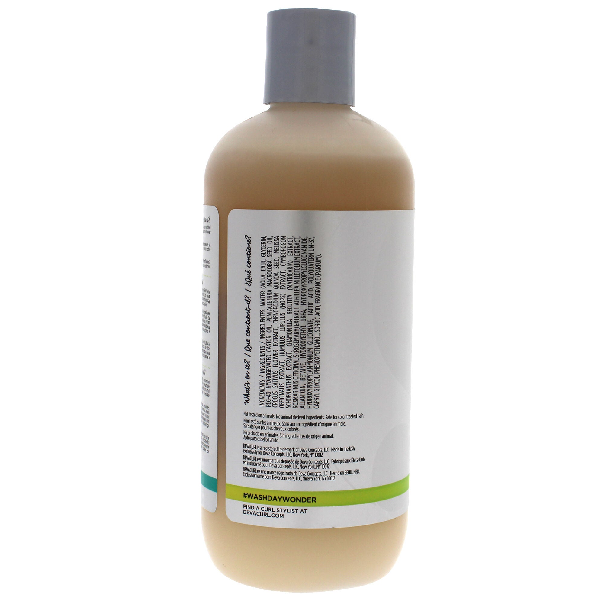 Wash Day Wonder Pre-Cleanse Slip Detangler by DevaCurl for Unisex - 12 oz Detangler, See Description, alternate image number 3