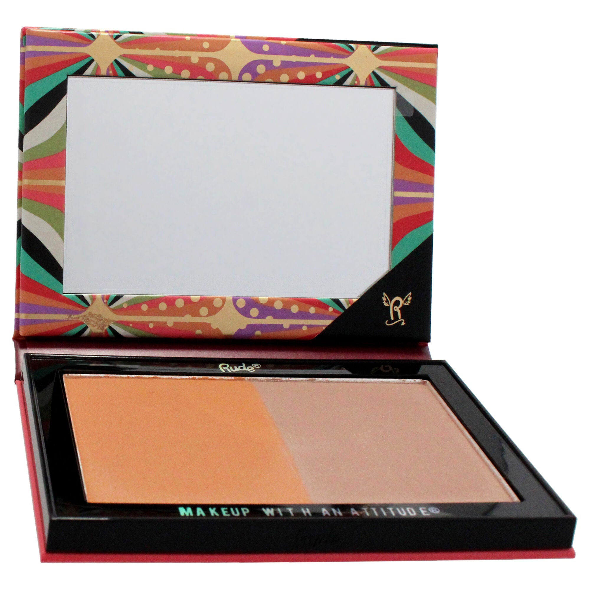 My Other Half Duo Shade Face Palette - Polar Opposite by Rude Cosmetics for Women - 0.4 oz Makeup, , alternate image number 5