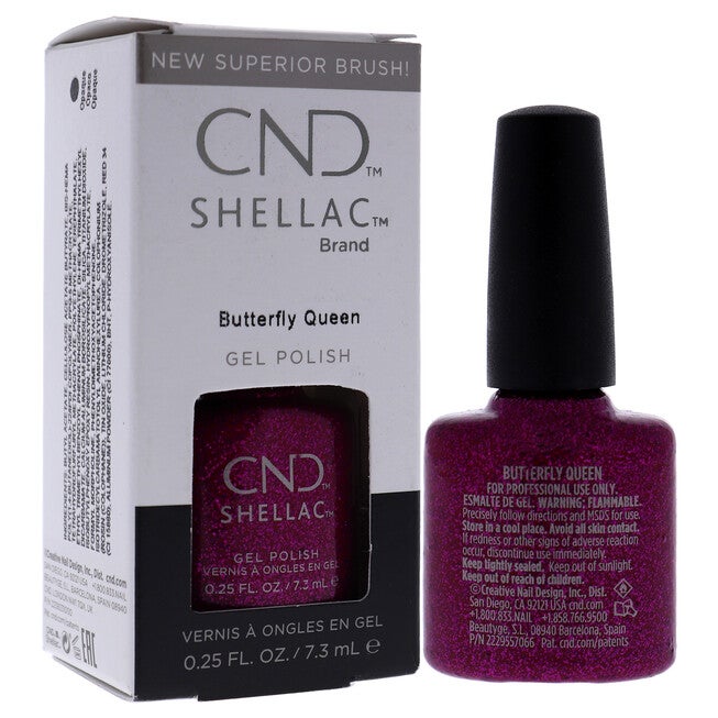 Shellac Nail Color - Butterfly Queen by CND for Women - 0.25 oz Nail Polish, See Description, alternate image number 1
