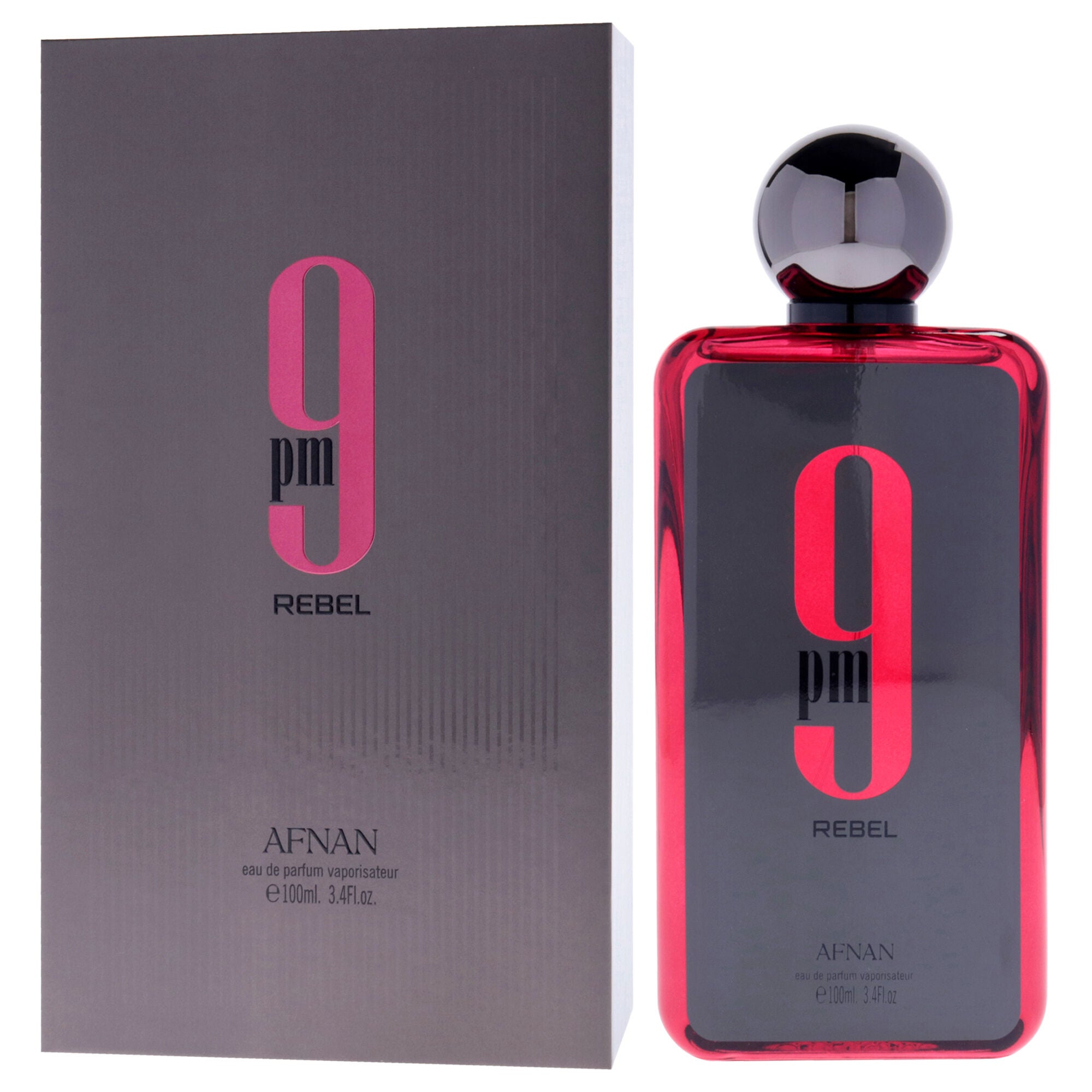9 Collection - 9 PM Rebel by Afnan for Unisex - 3.4 oz EDP Spray, Clear, alternate image number 3