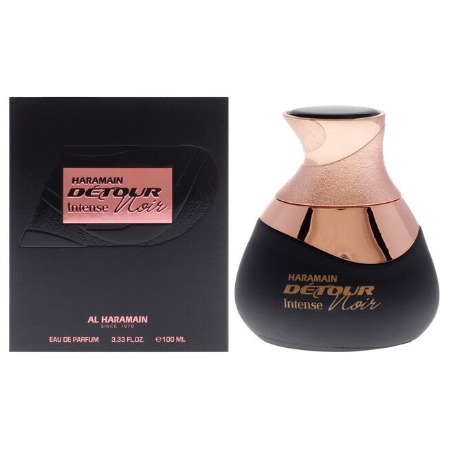 Detour Noir Intense by Al Haramain for Unisex - 3.33 oz EDP Spray, See Description, hi-res image number 0