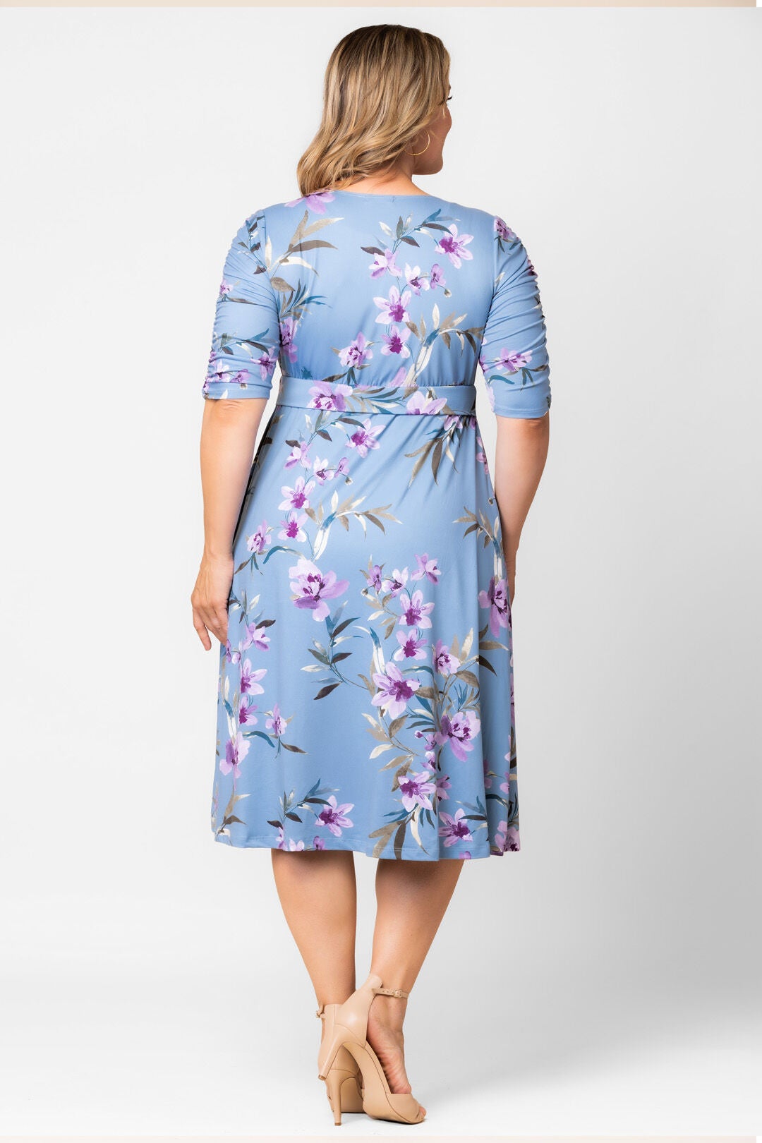 Gabriella Dress, Dreamy Blue Florals / Light Blue, alternate image number 1