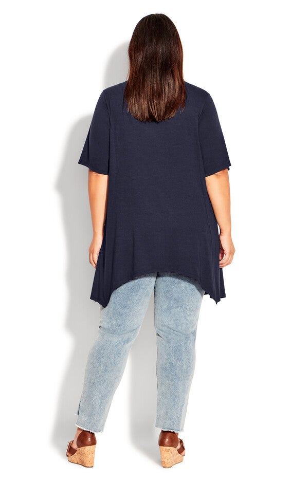 Knotted Cage Tunic - navy, , alternate image number 3