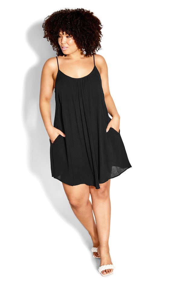 Vacation Dress - black, Black, hi-res image number 0