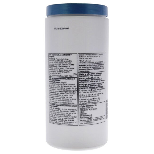 Retention Plus Sculpting Powder - Bright White Opaque by CND for Women - 32 oz Powder, See Description, alternate image number 2