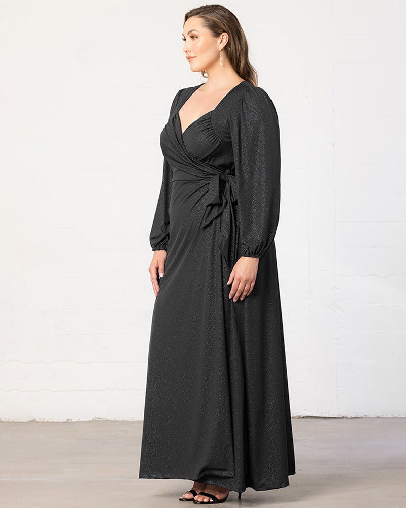 Modern Muse Wrap Gown, , alternate image number 3