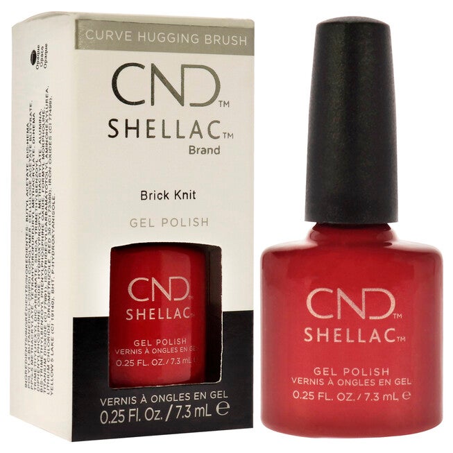 Shellac Nail Color - Brick Knit by CND for Women - 0.25 oz Nail Polish, See Description, alternate image number 2