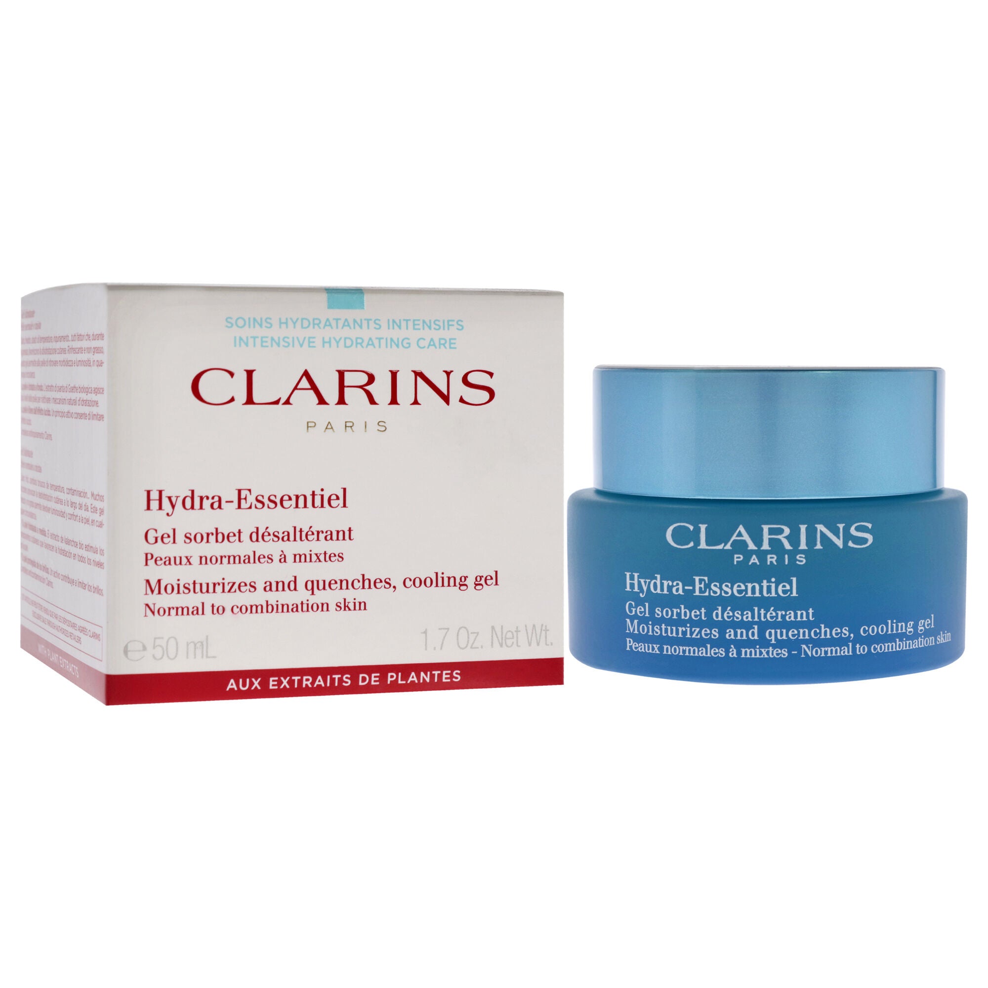 Hydra-Essentiel Cooling Gel - Normal to Combination Skin by Clarins for Unisex - 1.7 oz Gel, , alternate image number 6