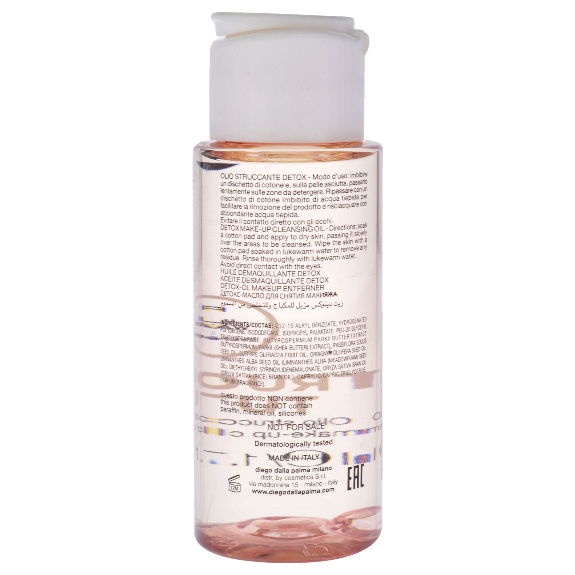 Struccatutto Detox Makeup Cleansing Oil by Diego Dalla Palma for Women - 1.7 oz Cleanser, See Description, alternate image number 2