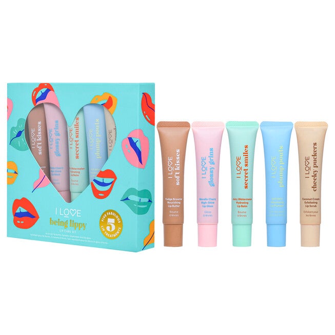 Being Lippy Lip Care Set by I Love Cosmetics for Women - 5 Pc Set, See Description, alternate image number 3