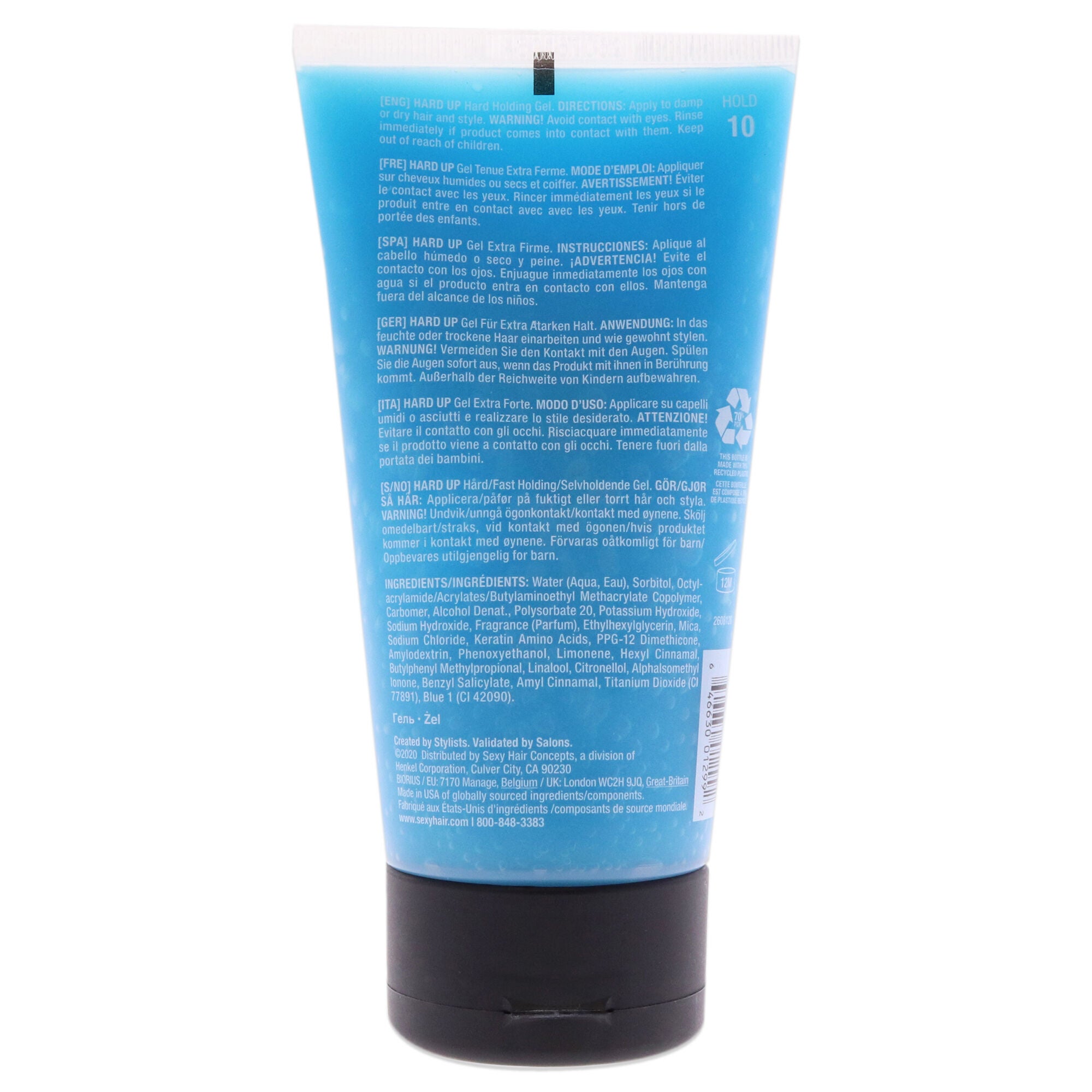 Style Sexy Hair Hard Up Hard Holding Gel by Sexy Hair for Unisex - 5.1 oz Gel, , alternate image number 5