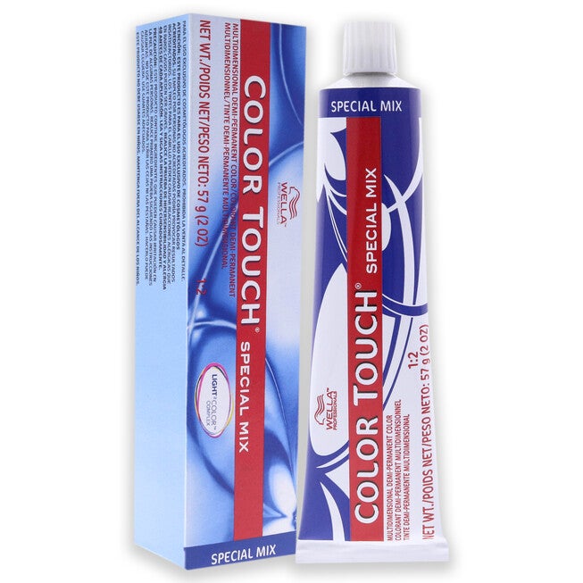 Color Touch Special Mix Demi-Permanent Color - 0 45 Red Red-Violet by Wella for Unisex - 2 oz Hair Color, See Description, alternate image number 2