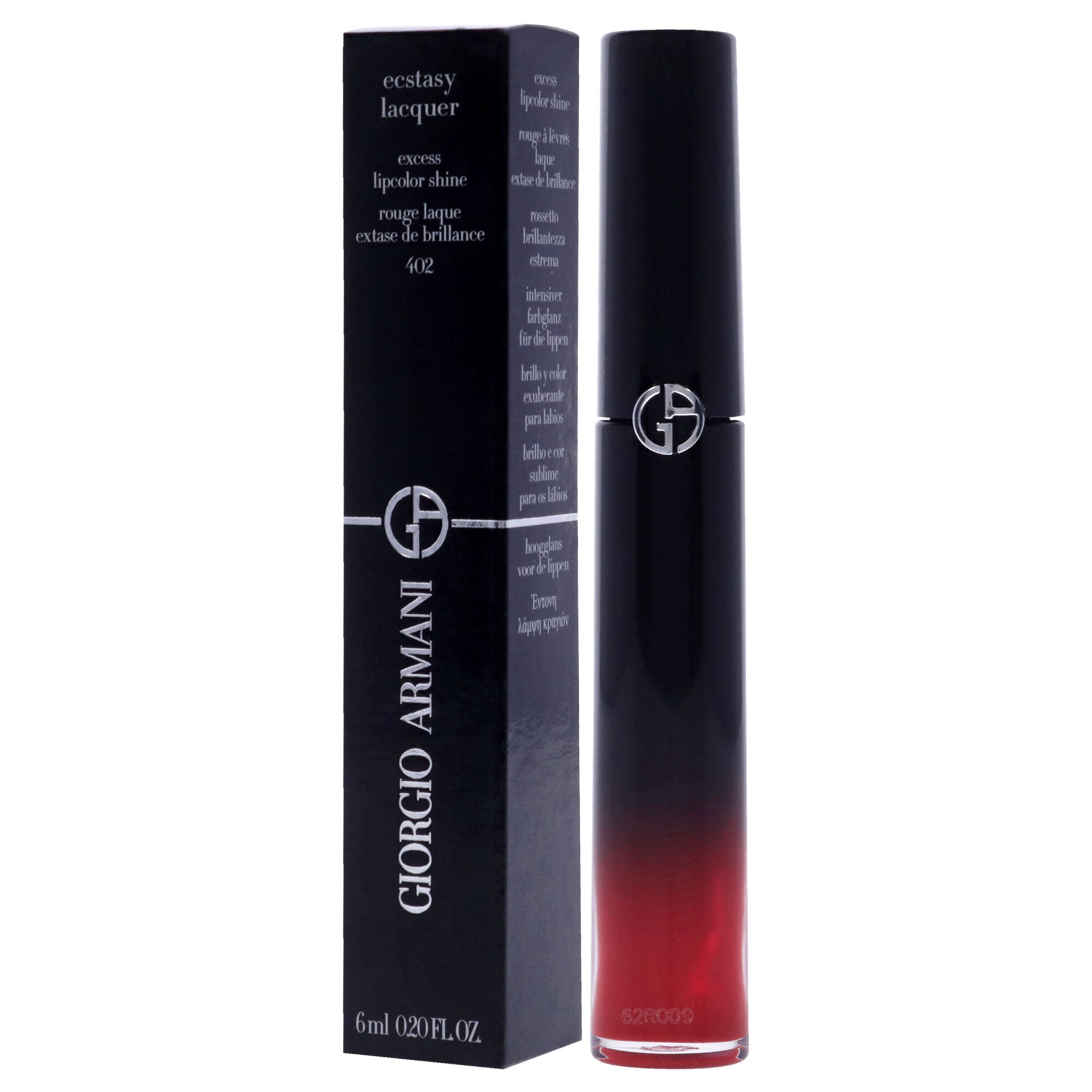 Ecstasy Lacquer Excess Lipcolor Shine - 402 Red-to-Go by Giorgio Armani for Women - 0.2 oz Lip Gloss, , alternate image number 8