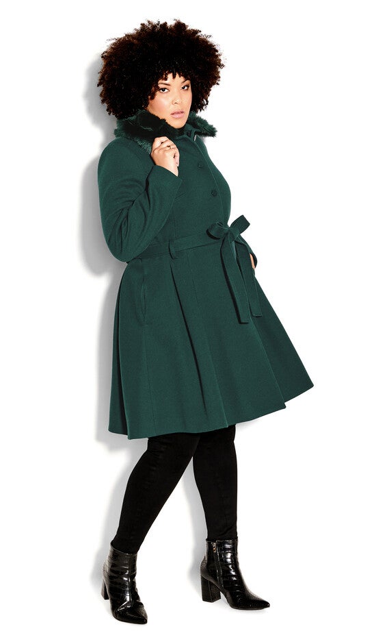 Blushing Belle Coat - jade, , alternate image number 4