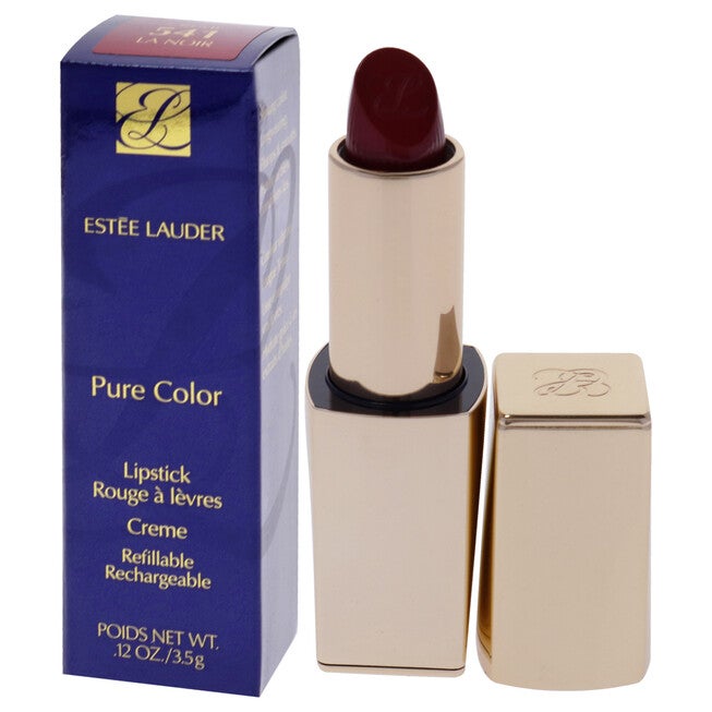 Pure Color Creme Lipstick - 541 La Noir by Estee Lauder for Women - 0.12 oz Lipstick (Refillable), , alternate image number null