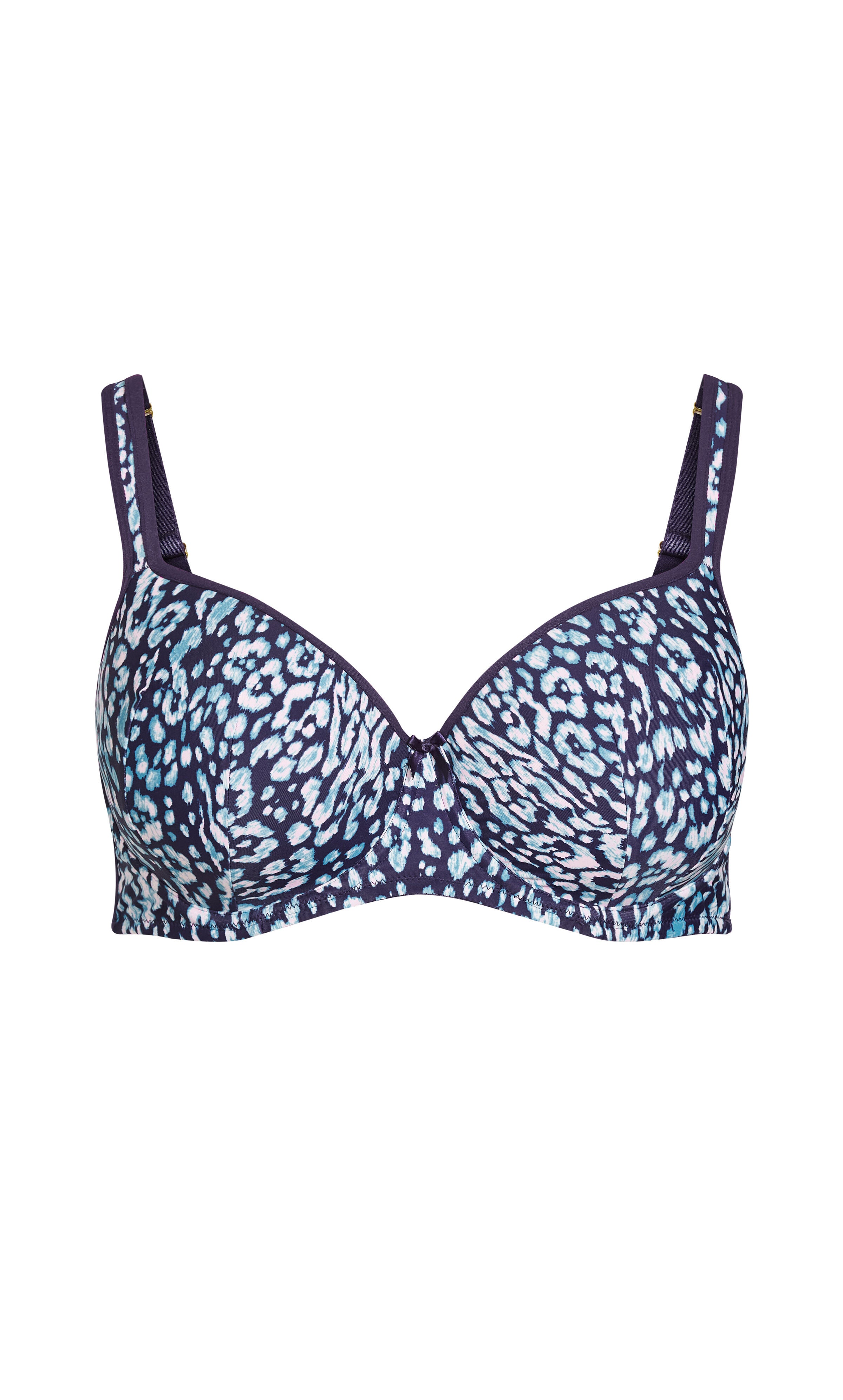 Fashion Balcony Print Bra - navy, , alternate image number 4