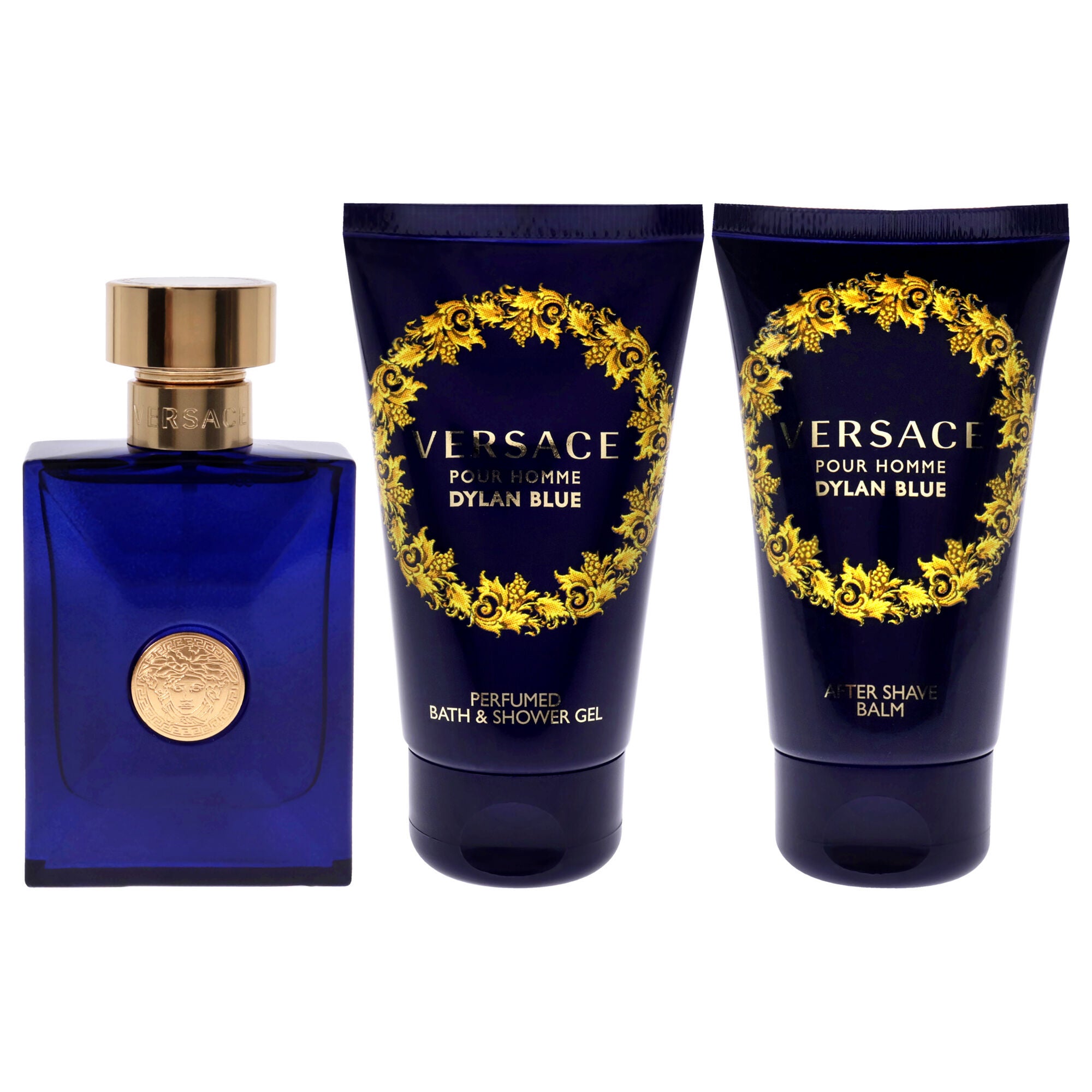 Dylan Blue by Versace for Men - 3 Pc Gift Set 1.7oz EDT Spray, 1.7oz After Shave Balm, 1.7oz Perfumed Bath Shower Gel, , alternate image number 5