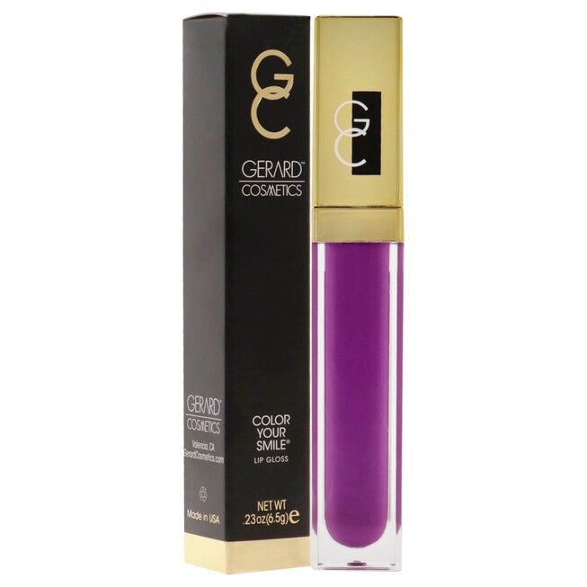 Color your Smile Lighted Lip Gloss - Wild Orchid by Gerard Cosmetic for Women - 0.23 oz Lip Gloss, See Description, alternate image number 2