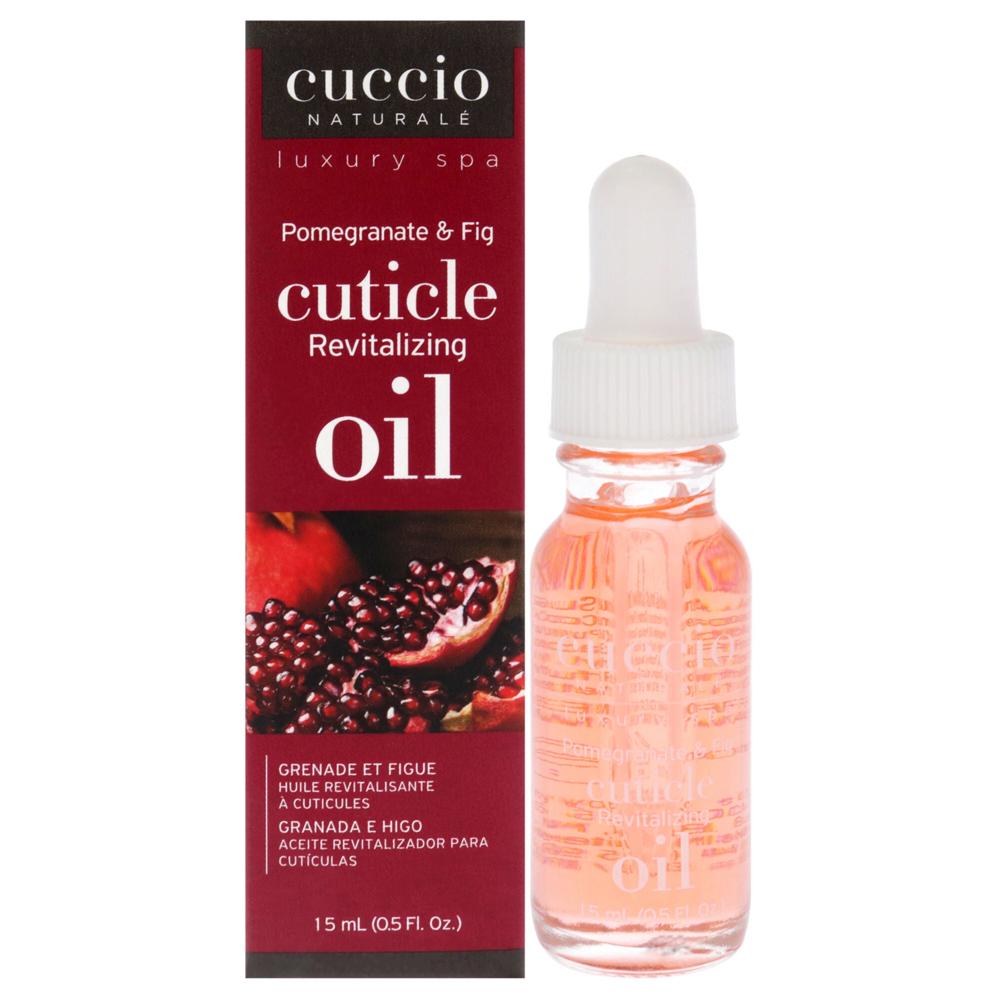 Cuticle Revitalizing Oil - Pomegranate and Fig by Cuccio Naturale for Unisex - 0.5 oz Oil, See Description, hi-res image number 0