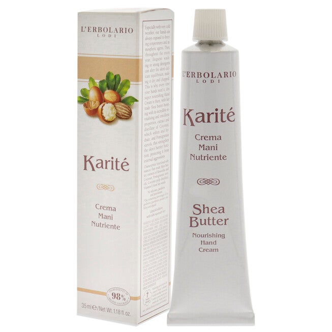 Shea Butter Nourishing Hand Cream by Lerbolario for Unisex - 1.18 oz Cream, , alternate image number 7