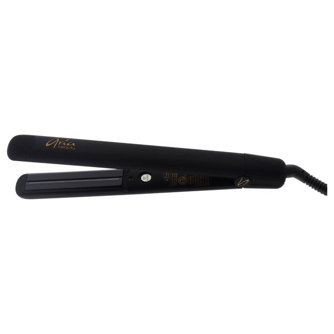 Infused Ceramic Plates Hair Straightener - Black by Aria Beauty for Women - 1 Pc Flat Iron, , alternate image number null