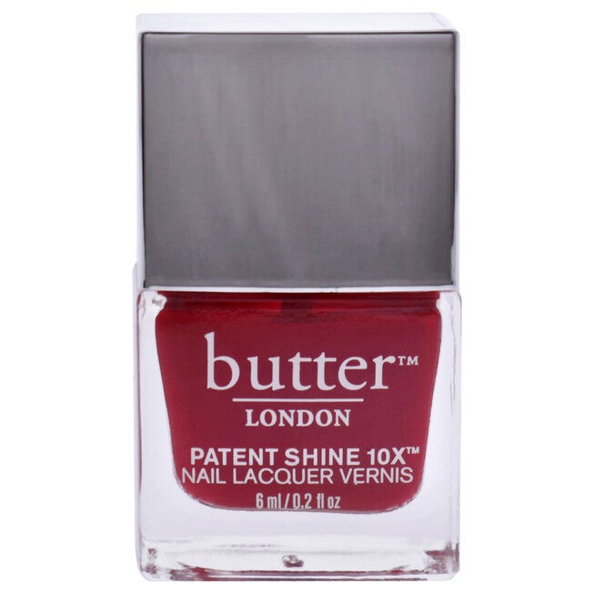 Patent Shine 10X Nail Lacquer - Her Majestys Red by Butter London for Women - 0.2 oz Nail Polish, NA, hi-res image number null
