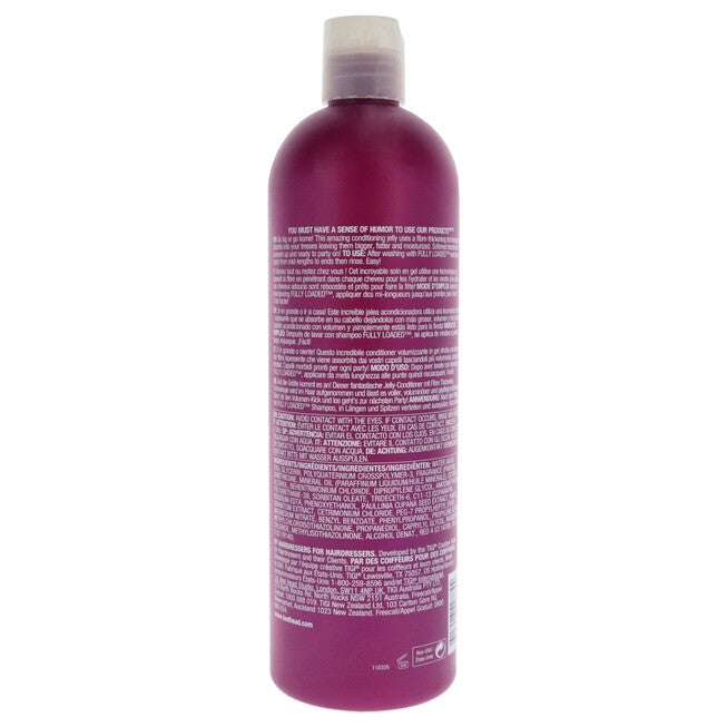 Bed Head Fully Loaded Volumizing Conditioning Jelly by TIGI for Unisex - 25.36 oz Conditioner, See Description, alternate image number 2