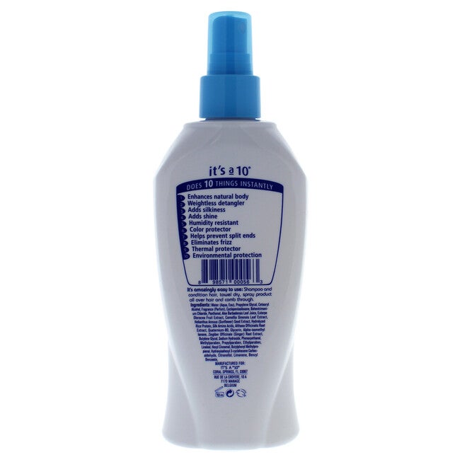 Miracle Leave-In Lite by Its A 10 for Unisex - 10 oz Hair Spray, See Description, alternate image number 2