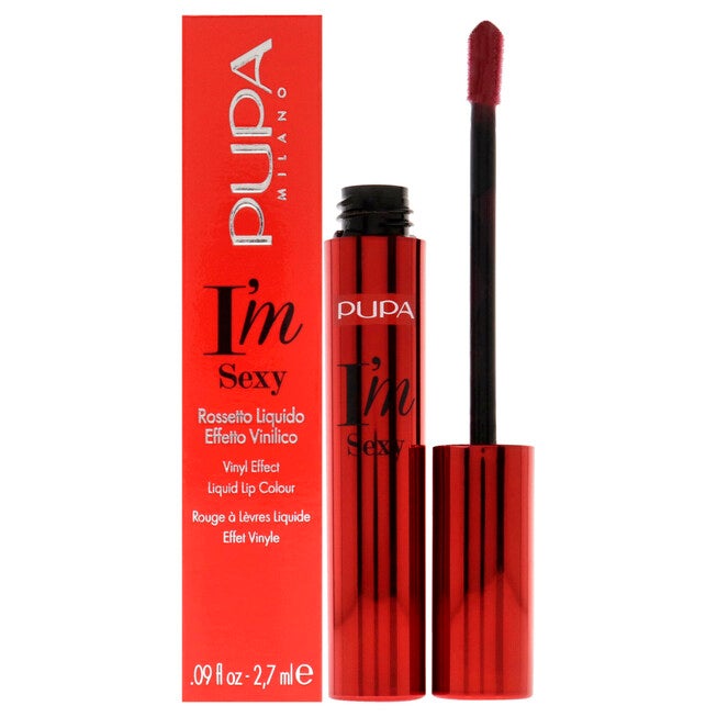 I AM Sexy Vinyl Effect Liquid Lip Colour Lipstick - 006 Strawberry Red by Pupa Milano for Women - 0.09 oz Lipstick, See Description, hi-res image number 0