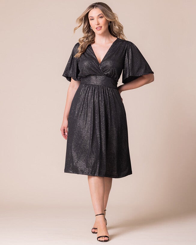 Crystal Cove Cocktail Dress, Silver Starlight, alternate image number 2