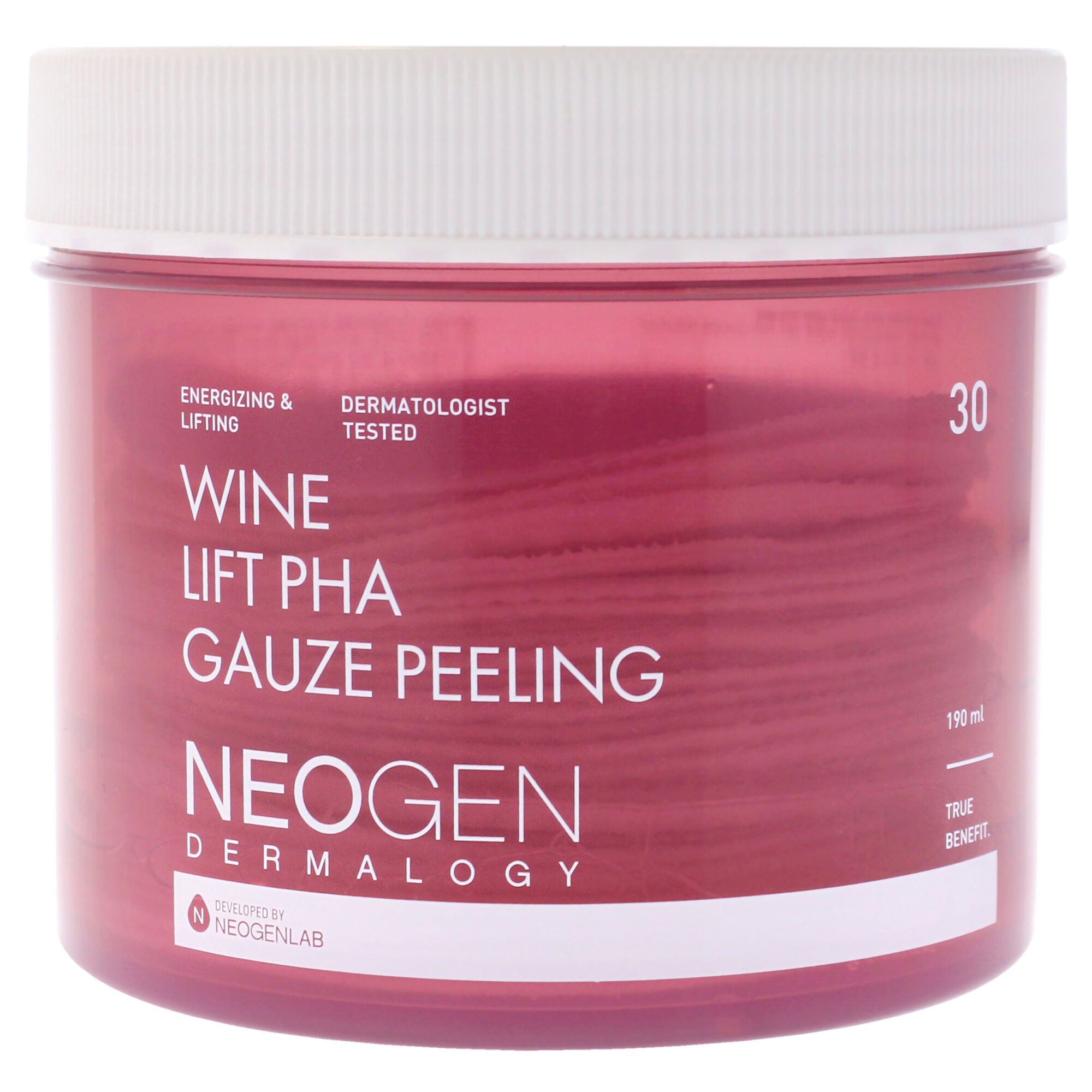 Dermalogy Lift Pha Gauze Peeling - Wine by Neogen for Unisex - 30 Count Pads, See Description, hi-res image number 0